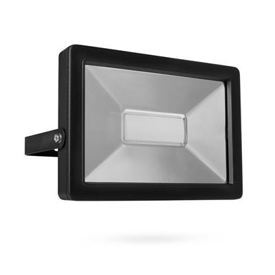Smartwares 10.026.52 LED Wandstrahler. schwarz, flach FL1-B50B